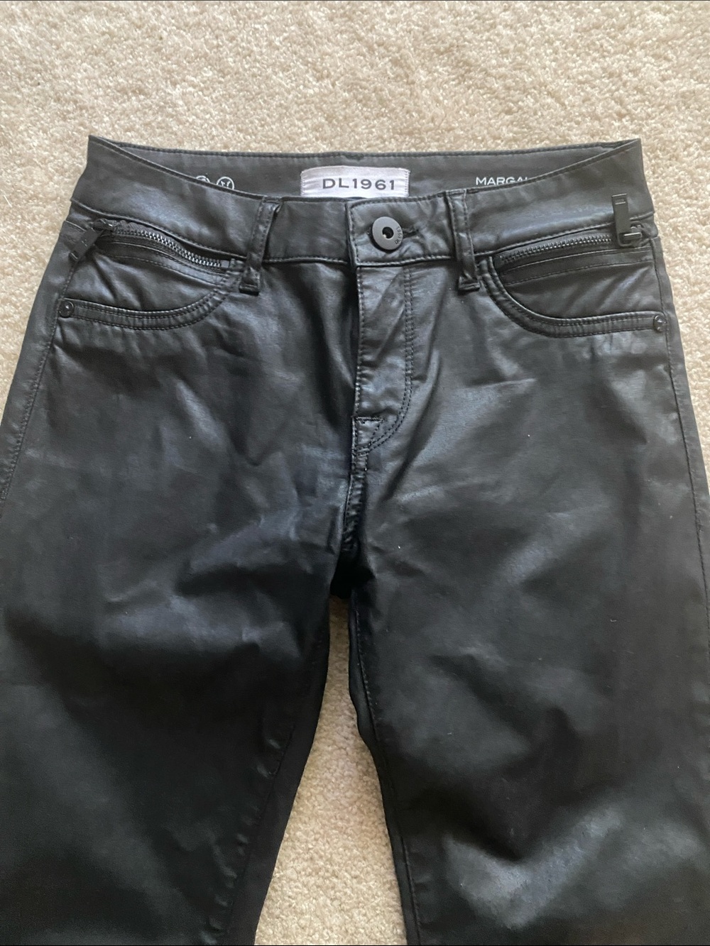 DL1961 Margaux instascupt ankle skinny brushed pants - Picture 3 of 14
